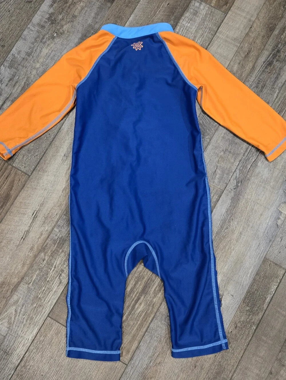 UV Skinz Toddler 3T One-piece Rash Guard Swimsuit Short Sleeve 50 UFP Swimwear
